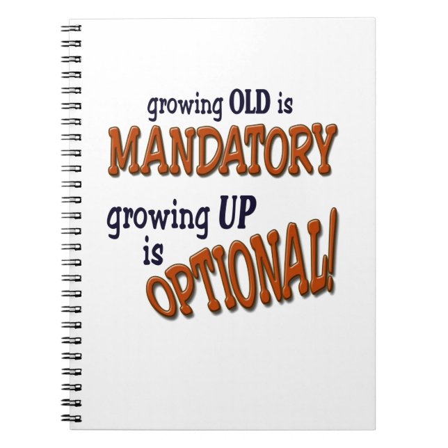 Growin Alt! Notizblock (Vorderseite)