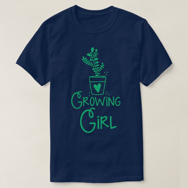 growing girl T-Shirt (Design vorne)