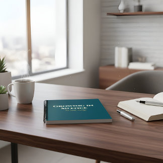 Growing in Silence Motivational Journal Minimalist