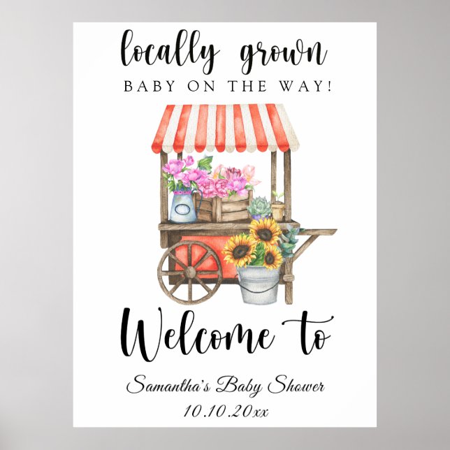 Grown Baby - Begrüßungsbaby-Dusche Poster (Vorne)