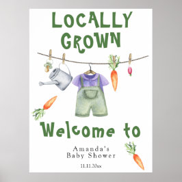 Grown Baby - Begrüßungsbaby-Dusche Poster