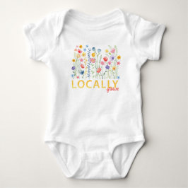 Grown Baby Bodysuit - Spring Floral Baby G Baby Strampler