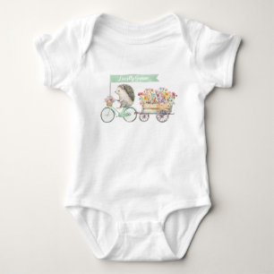 Grown Igel Baby Bodysuit - Grün Strampler