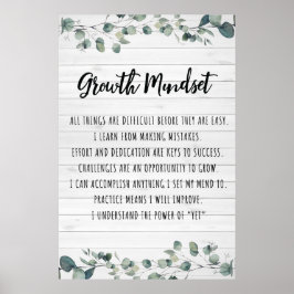 Growth Mindset Classroom Poster