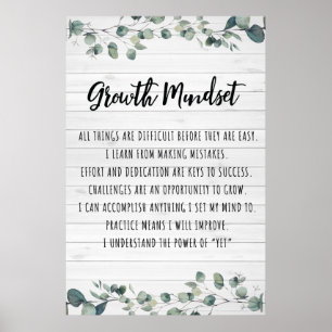 Growth Mindset Classroom Poster