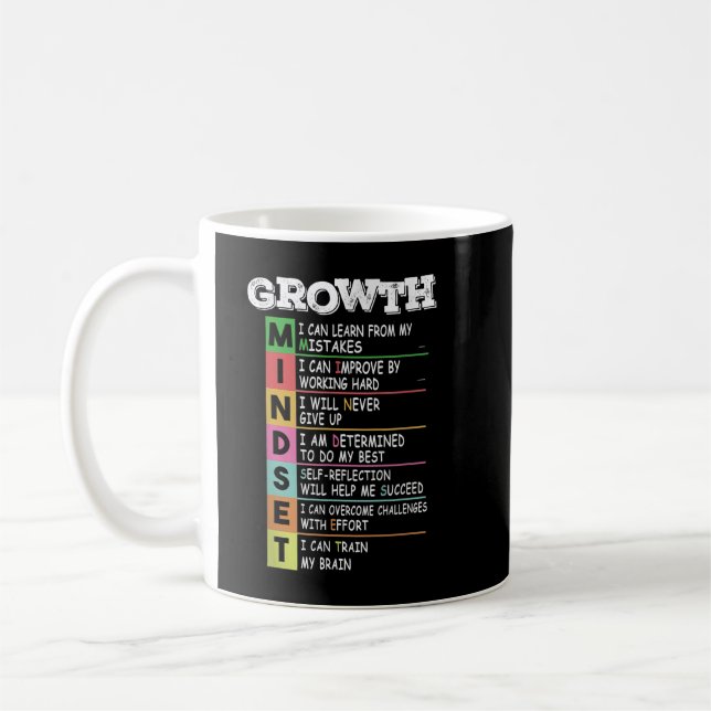 Growth Mindset Definition Motivierend Entrepreneu Kaffeetasse (Links)
