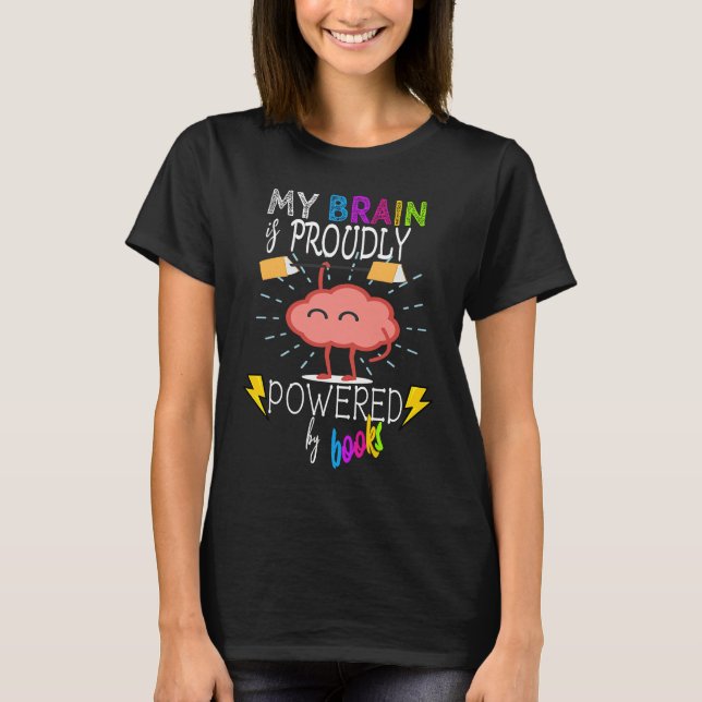Growth MindSet Teacher Quotes Brain Motivation T-Shirt (Vorderseite)