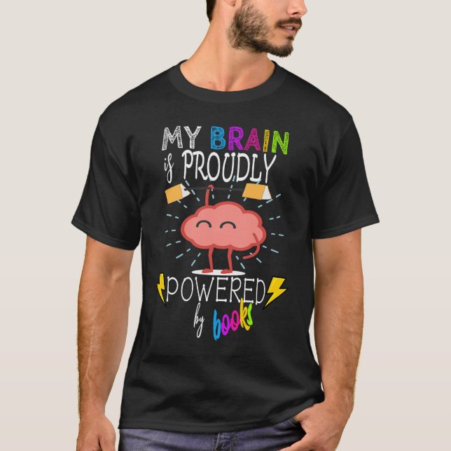 Growth MindSet Teacher Quotes Brain Motivation T-Shirt (Vorderseite)