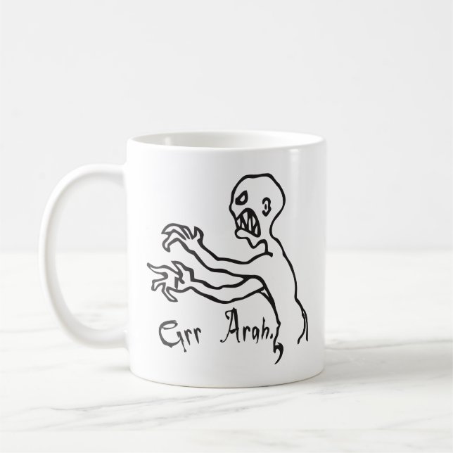 Grr Argh Vampire Slayer Coffee Tasse (Links)