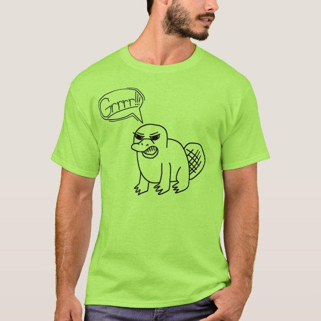 GRR Platypus! T-Shirt (Vorderseite)