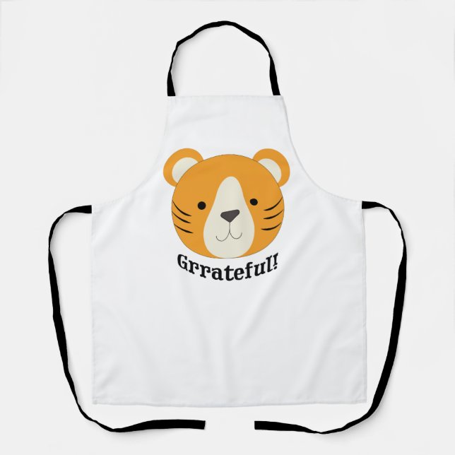 Grrateful Tiger Schürze (Vorderseite)