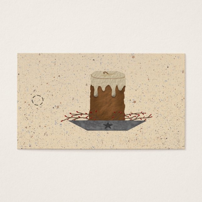 Grubby Candle Hang Tag (Vorderseite)