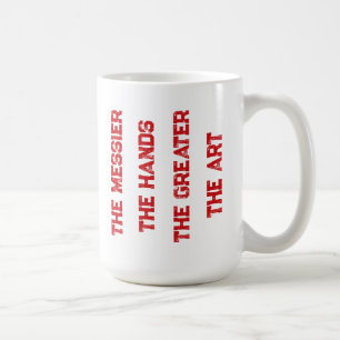 Grubby Handstudio Logo + Motto-Tasse Kaffeetasse