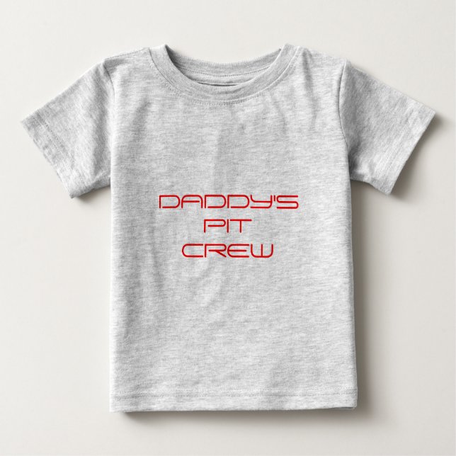 Gruben-Crew des Vatis Baby T-shirt (Vorderseite)