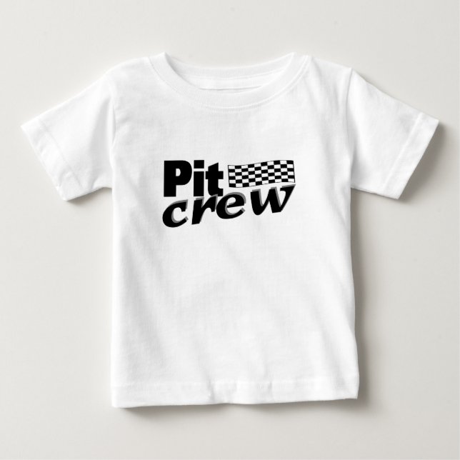 Gruben-Crew (Flagge laufend) Baby T-shirt (Vorderseite)