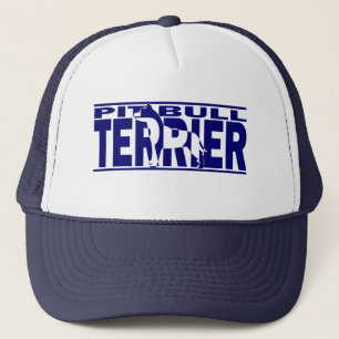 Gruben-Stier-Terrier-Silhouette Truckerkappe