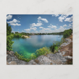Grubensee Schwimmhalle - Austin Texas Postkarte