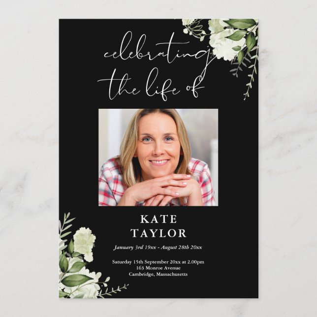 Gruenmemorial-Totenfeier-Service  Programm (Vorderseite)