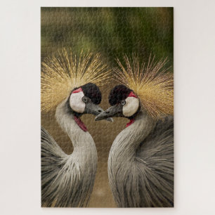 Grues couronnées Jigsaw Puzzle Puzzle