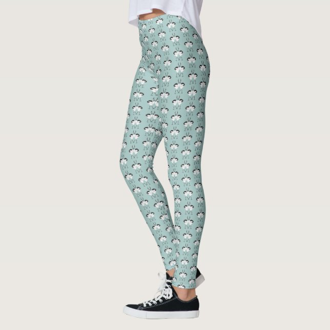 Grues dansantes Leggings (Gauche)