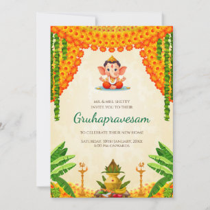 Gruhapravesham Einladung Grihapravesh Einladung