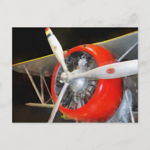 Grumman F3F-2 Doppeldecker Postkarte