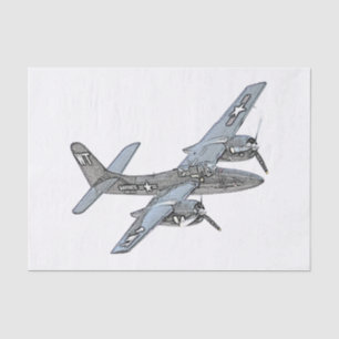 Grumman F7F Tigercat Seidenpapier