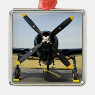 Grumman F8F Bearcat-Marine-Fördermaschinen-Kämpf Ornament Aus Metall