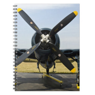 Grumman F8F Bearcat-Marine-Fördermaschinen-Kämpfer Notizblock