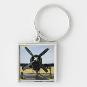 Grumman F8F Bearcat Marine-Trägerflugzeug auf dem Schlüsselanhänger