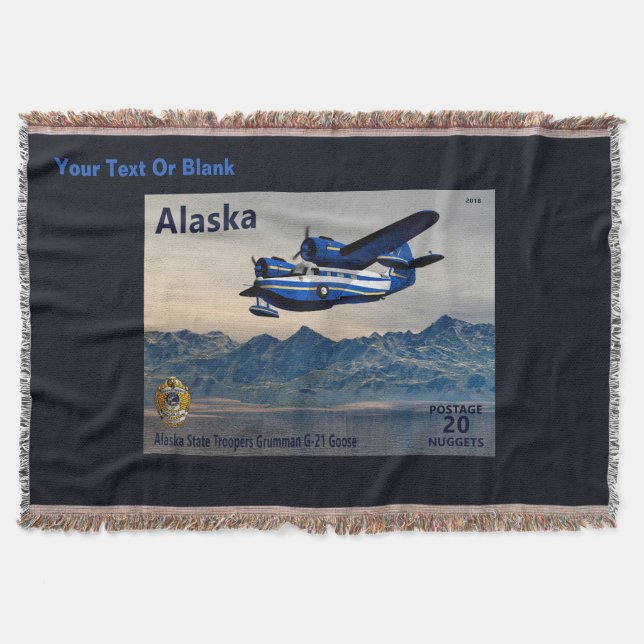 Grumman G-21 Gans - Alaska Postage Decke (Vorderseite)