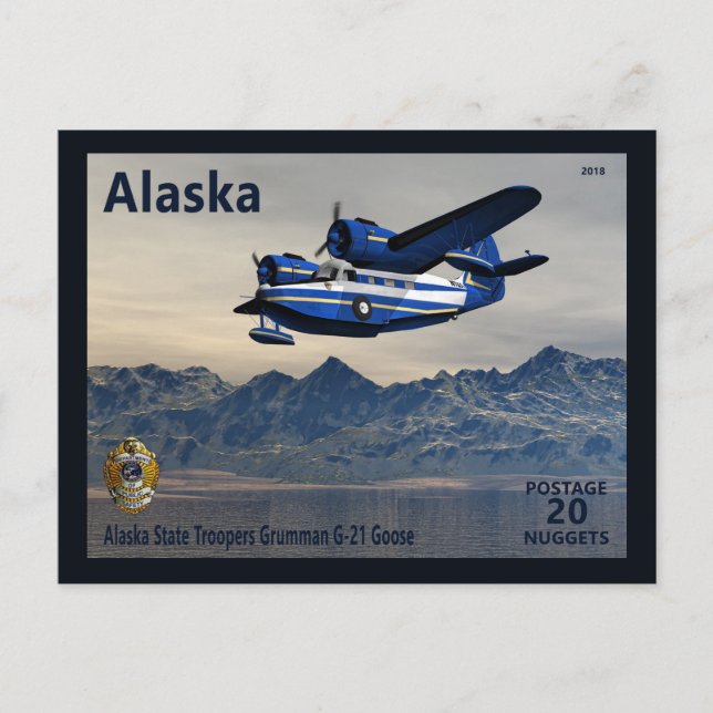 Grumman G-21 Goose Postkarte (Vorderseite)