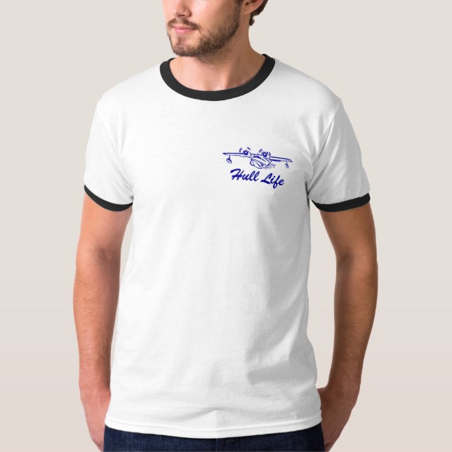 Grumman-Gans auf Splashdown T-Shirt (Vorderseite)