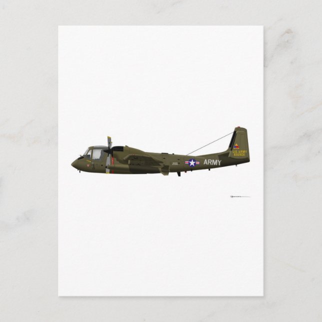 Grumman OV-1 Mohawk Postkarte (Vorderseite)
