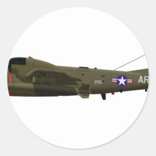 Grumman OV-1 Mohawk Runder Aufkleber