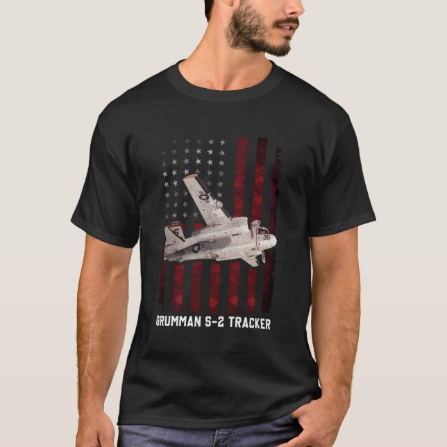 Grumman S 2 Tracker S2 Aircraft T-Shirt (Vorderseite)
