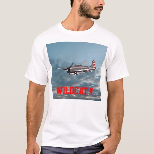 Grumman Wildcat 1942 T-Shirt (Vorderseite)