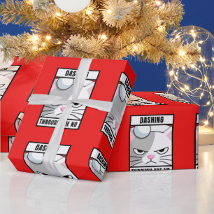 GRUMP CAT CHRISTMAS WRAPPPAPIER GESCHENKPAPIER