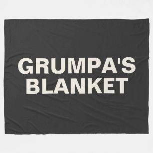 Grumpa   Funny Gag Geschenk für Grumpy Grandpa Fleecedecke