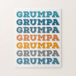 Grumpa | Funny Grumpy Grandpa Retro Text Design<br><div class="desc">Einfaches Retro-Vintages Textdesign eines beliebten Spitznamen für grump Großväter - grumpa.</div>