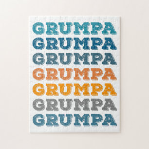 Grumpa   Funny Grumpy Grandpa Retro Text Design 