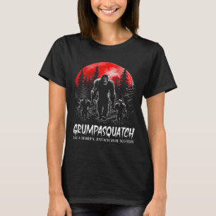 Grumpa Squatch Lustiger Bigfoot Vater Sasquatch Ye T-Shirt