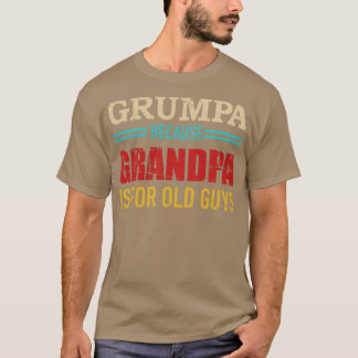 Grumpa, weil Opa für alte Typ Vintages Sparbuch T-Shirt