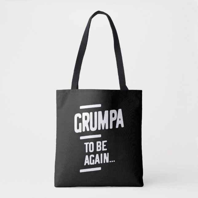 Grumpa wieder zu sein | Großvatergeschenk Tasche (Vorderseite)
