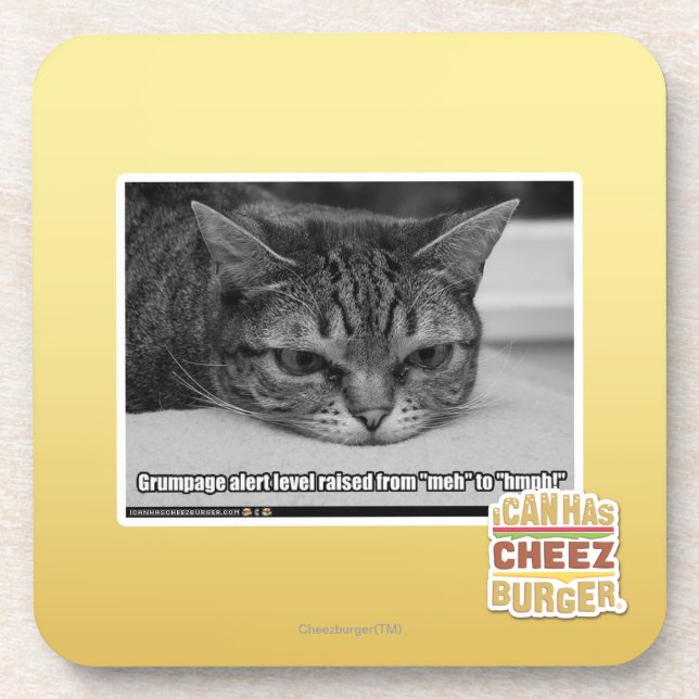 Grumpage Alarm Untersetzer (Vorderseite)