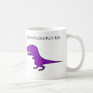 Grumpasaurus Rex lila strukturierte Tasse