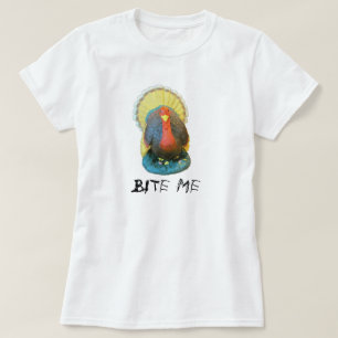 Grumpiger Erntedank Türkei sagt beißen T-Shirt