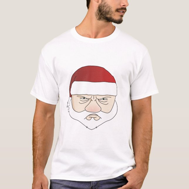 Grumpiges Santa T-Shirt (Vorderseite)