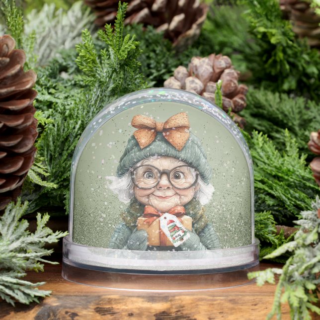 Grumpy Aging Female Friend Snow Globe Schneekugeln (Winter)