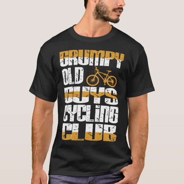 Grumpy Alte Typ Rad Club Attitude - Geschenk T-Shirt (Vorderseite)